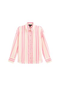 New Look STRIPED LONG SLEEVE  - Blusa - pink pattern