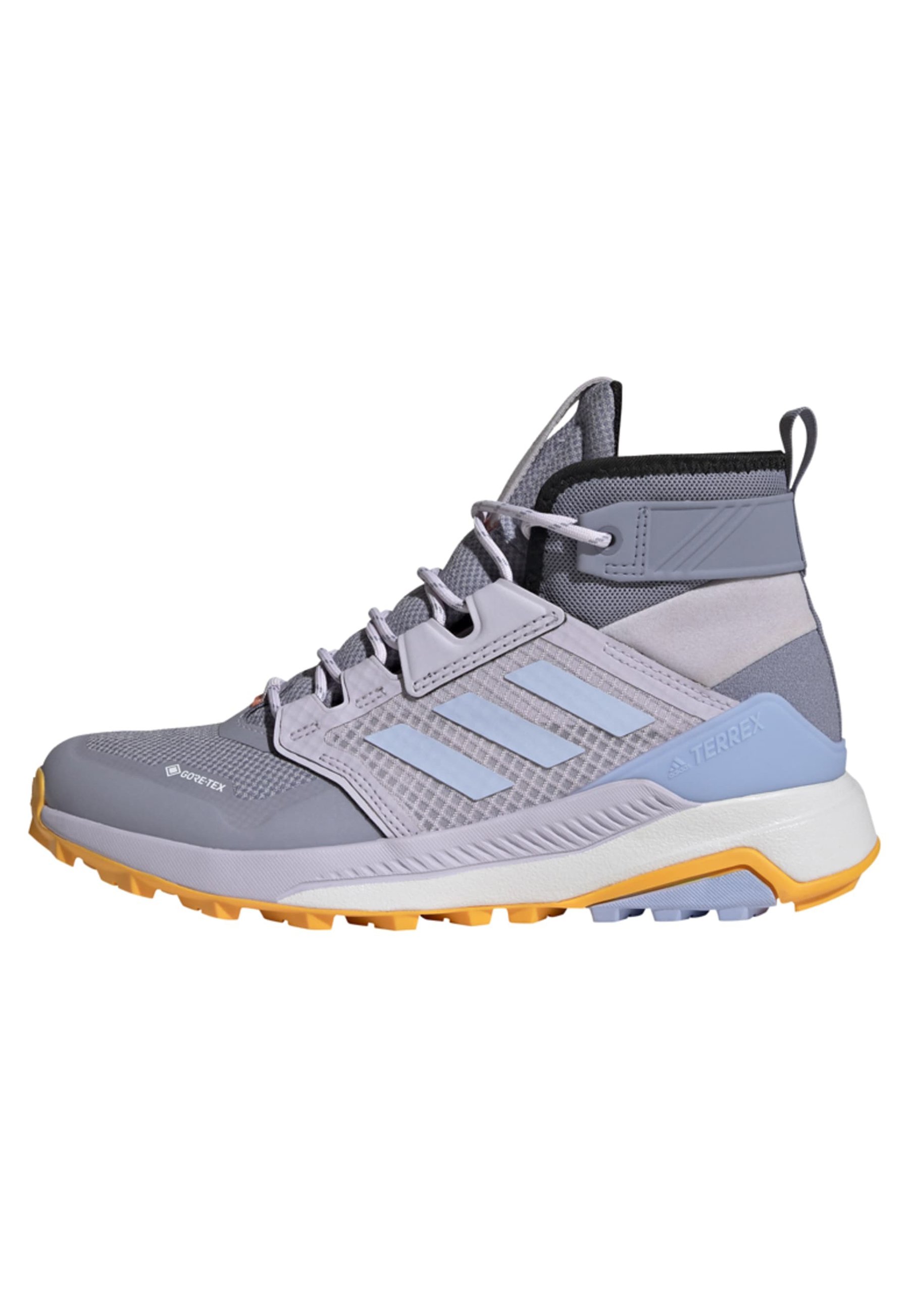 adidas TERREX TRAILMAKER MID GTX SCHUH - Botas de montaña silver dawn/blue dawn/silver -