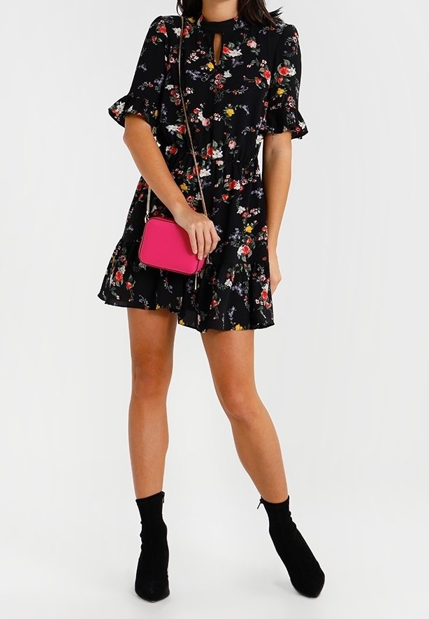 Robe Miss Selfridge Taille 12 - Rose - Neuve Avec étiquettes - Coupe Fit & Flare Sans Manches
