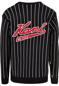 Karl Kani RETRO PATCH KNITTED  - Cardigan - black