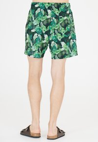 Cruz TOBY - Short de bain - print green leaf