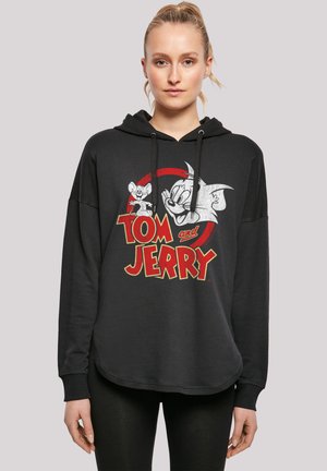 F4NT4STIC TOM UND JERRY PLAY BASEBALL - Sweat à capuche - black/noir -  ZALANDO.FR
