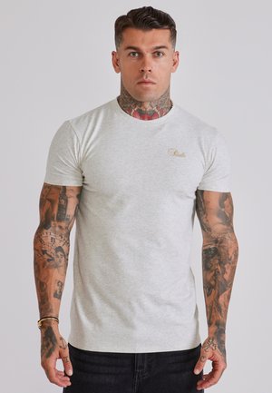 SIKSILK, ESSENTIALS -SHIRT - T-shirt basique - snow marl