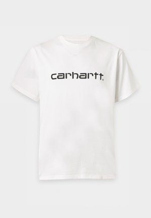 Carhartt WIP, SCRIPT - Μπλουζάκι με στάμπα - white/black
