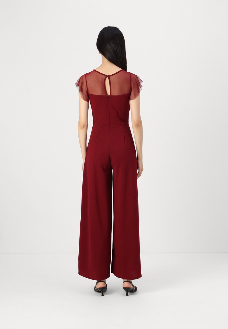 String Sleeve Jump Suit (wine) WAL BERNICE Jumpsuit wine