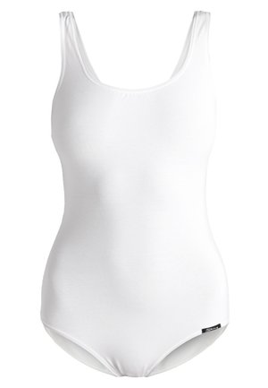 DAMEN BODY ÄRMELLOS - Body - white