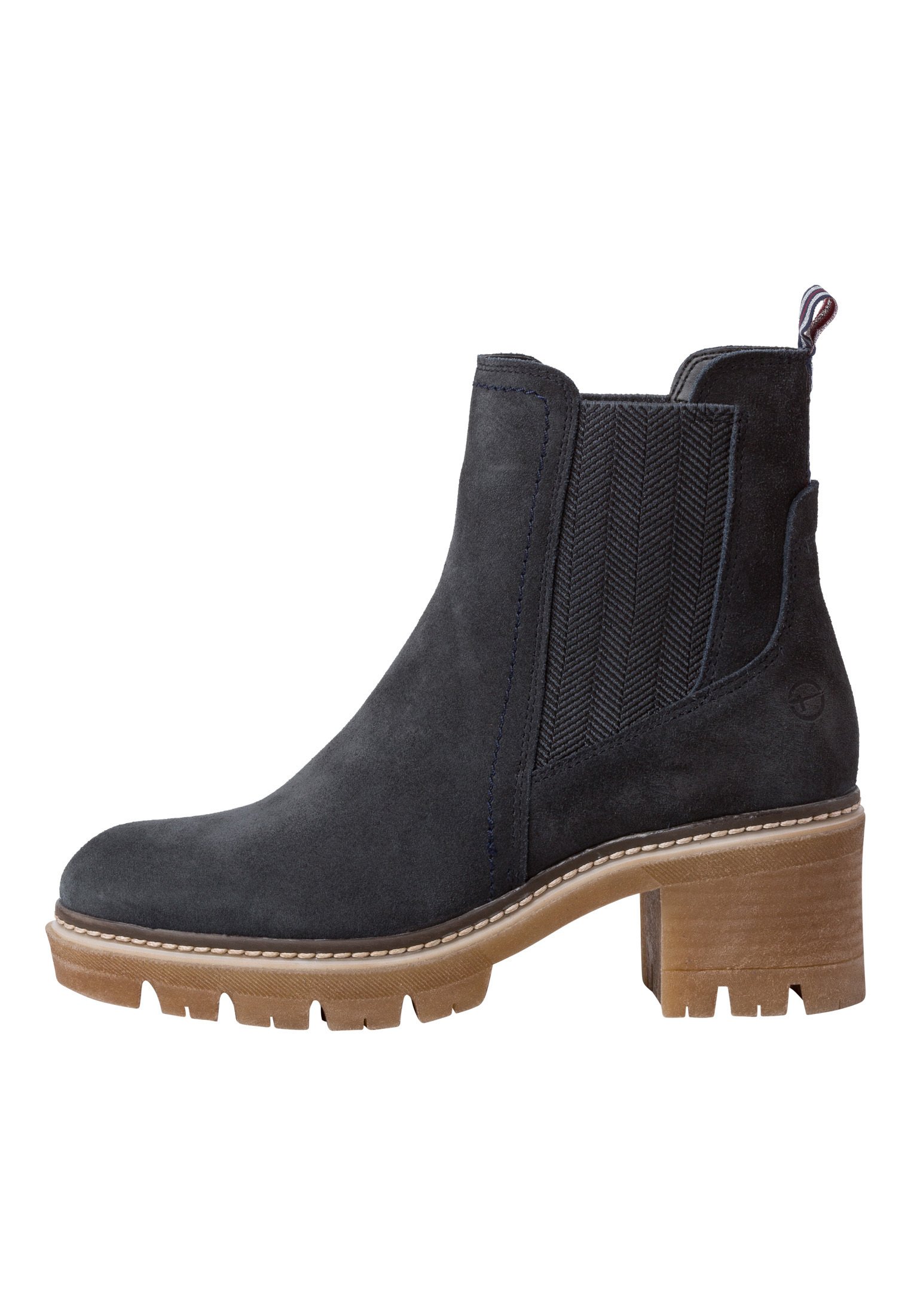 Tamaris Enkellaarsjes met hoge hak - navy/Blauw - Zalando.nl