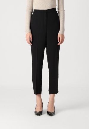SLIM PULL ON PANT - Trousers - black