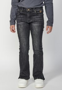 Koroshi Bootcut farmer - black denim