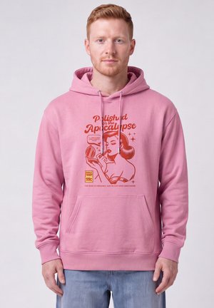 watapparel, POLISHED FOR THE APOCALYPSE UNISEX - Hoodie - bubble pink