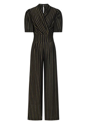 STRIPE WIDE LEG - Kombinezon - black