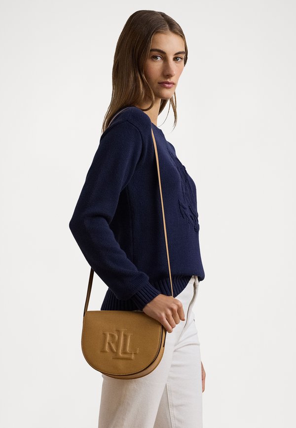 LEATHER MEDIUM WITLEY CROSSBODY - Cross body bag - buff