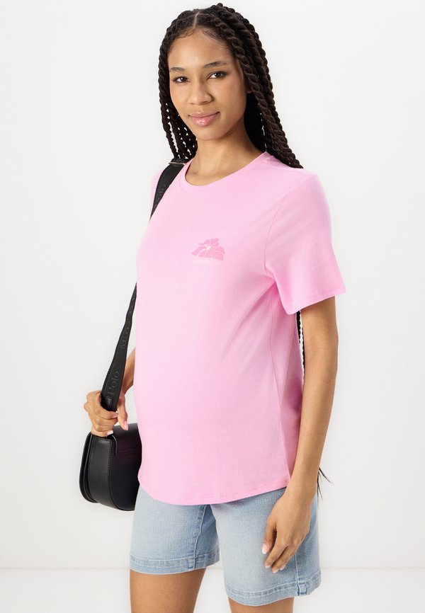 OLMBLOOM O NECK TEE - Print T-shirt - bonbon3