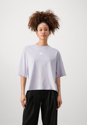 adidas Sportswear DANCE TEE - T-shirt basic - silver dawn/white