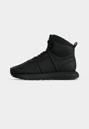 Emporio Armani, High-top trainers - black