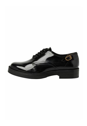 Tamaris HALBSCHUH - Schnürer - black