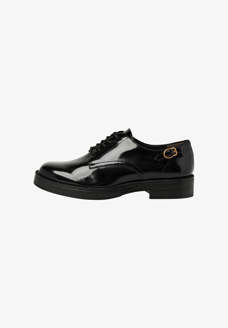 Tamaris HALBSCHUH - Šnurovačky - black
