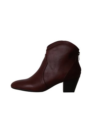 Super Mode, BOTTINES À ZIP SUPER MODE BELLUCCI - Lage laarzen - wine