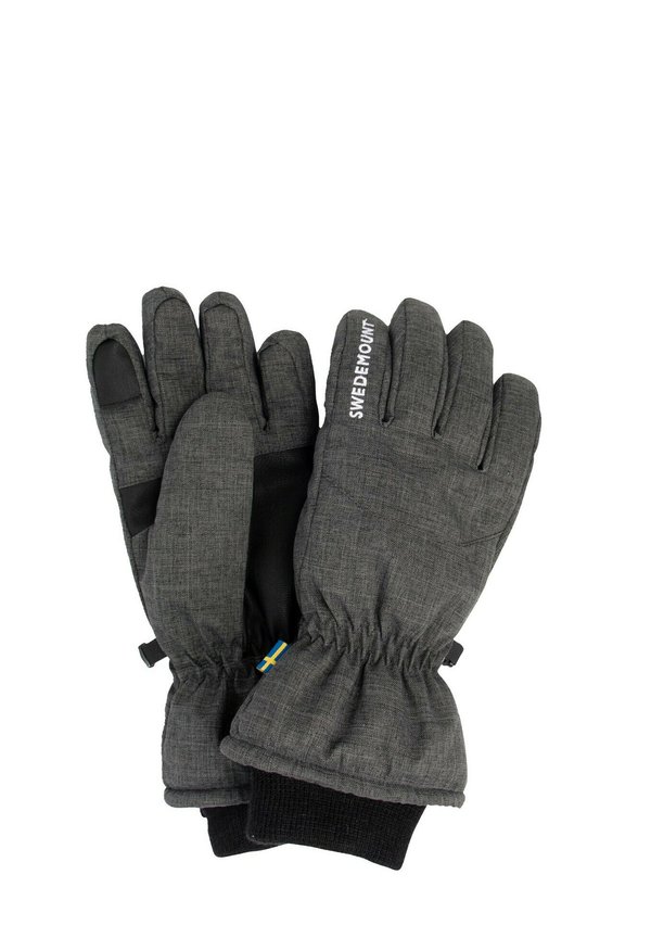 Fingerhandschuh - charcoal melange