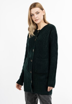 DreiMaster, DREIMASTER STRICKJACKE MIT KNÖPFEN - Gilet - dunkelgrün