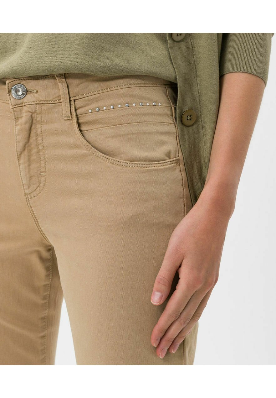 BRAX STYLE SHAKIRA S - Jeans Tapered Fit - bast/beige - Zalando.nl