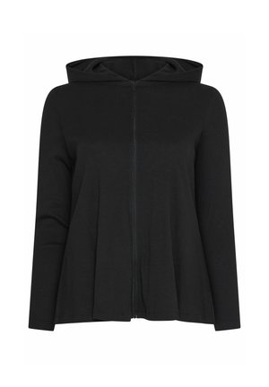 Yours Clothing, PLUS SIZE SWEATSHIRTS & HOODIES - Sweat zippé - black