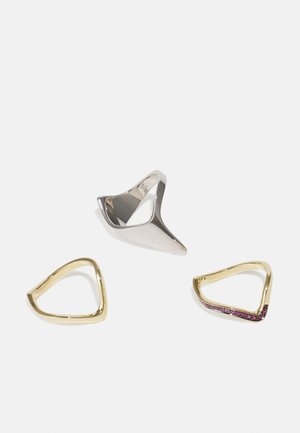 3 PACK - Ring - yellow gold/white gold