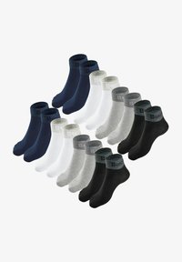 Unausgewählt, schwarz blau weiß grau