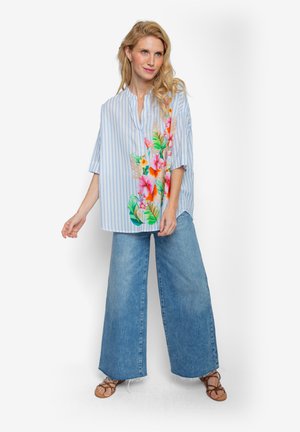 Emily van den Bergh, Bluse - bleu white stripe