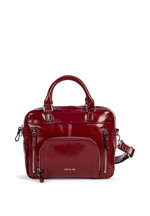 nat & nin, NAT & NIN HANDBAG MINI MACY - Bolso de mano - dark red