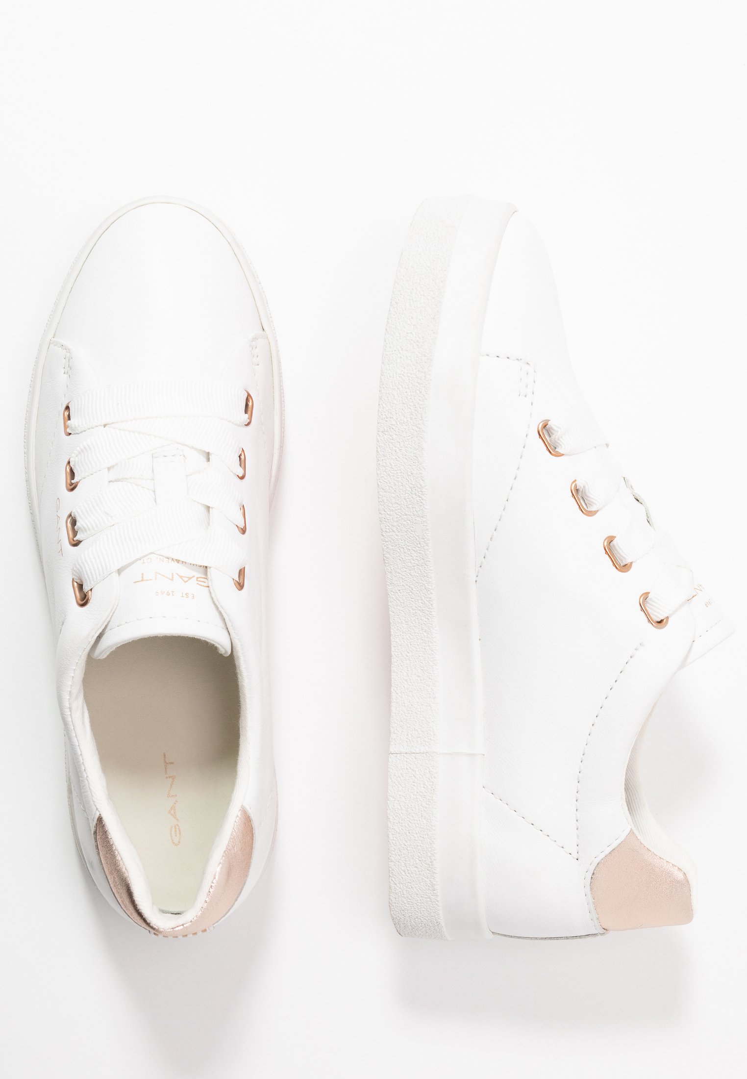 GANT AVONA Joggesko bright white rose goldhvit GANT AVONA Joggesko bright white rose goldhvit