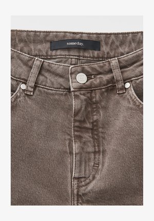 someday., MID RISE CURVED FIT - Jeans Relaxed Fit - taupewood