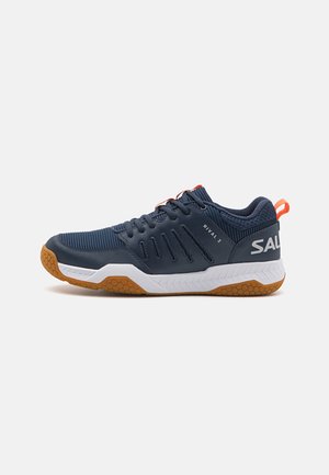 RIVAL 2 UNISEX - Handball shoes - navy/nectarine