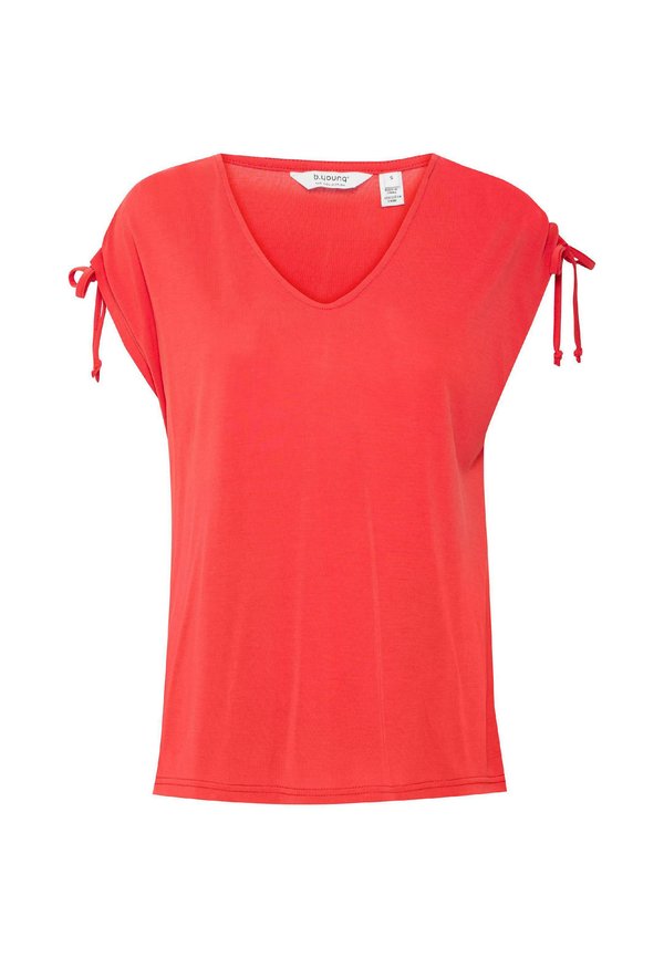 BYPERL - Basic T-shirt - flame scarlet3