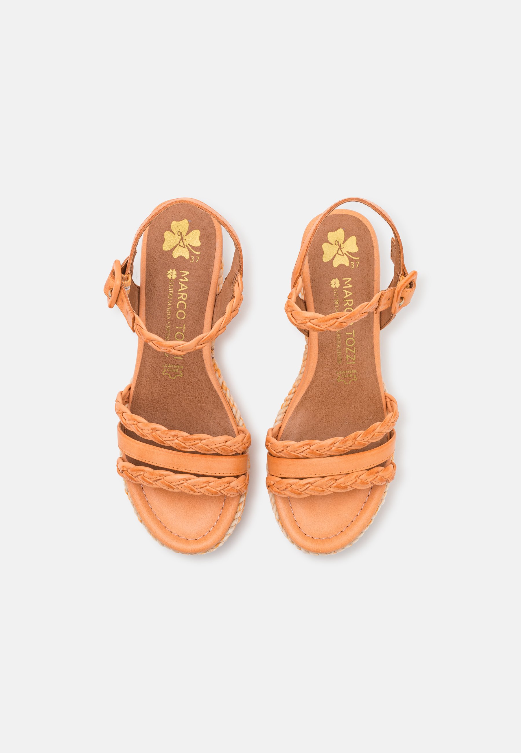 Marco Tozzi Sandalias de tacón - peach/albaricoque - Zalando.es