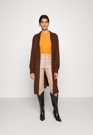 b.young BYOKSANA - Cardigan - chocolate fondant melange