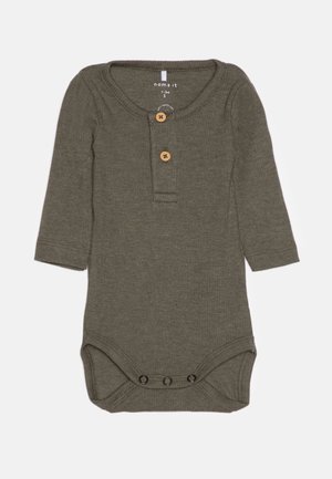 Name it, NBMKAB LS BODY NOOS UNISEX - Body - dusty olive