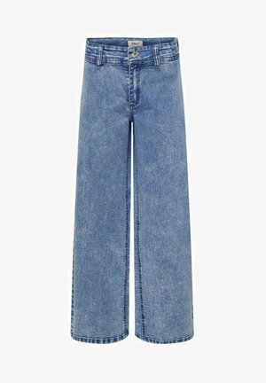 KOGSYLVIE - Flared Jeans - light medium blue denim