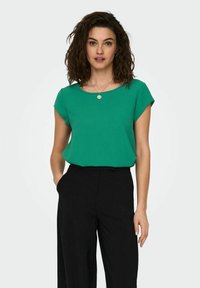 ONLY S/S SOLID NOOS PTM - Paprasti marškinėliai - bottle green