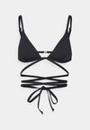 COLLECTIVE  WITH WRAP AROUND STRAP - Bikinitop - black