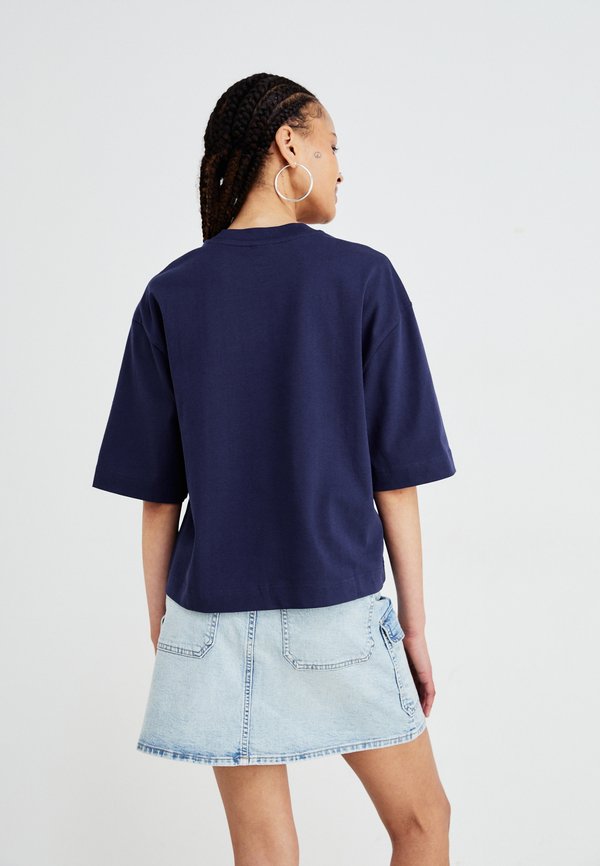 BASIC BOXY TEE - Basic T-shirt - peacoat3