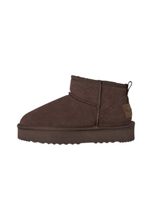 DISSY YOUNG  - Botine cu platformă - chocolate brown