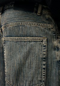 PULL&BEAR SUPPER BAGGY - Široke kavbojke - blue