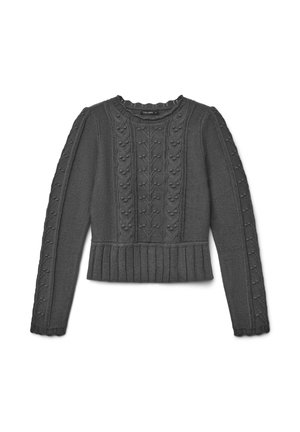Calliope CON LAVORAZIONE - Maglione - grigio medio