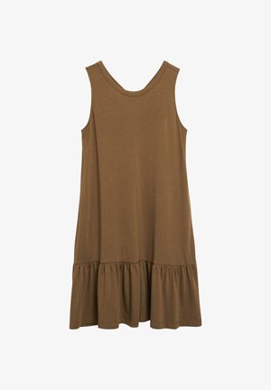 s.Oliver, KLEID - Jerseyjurk - braun
