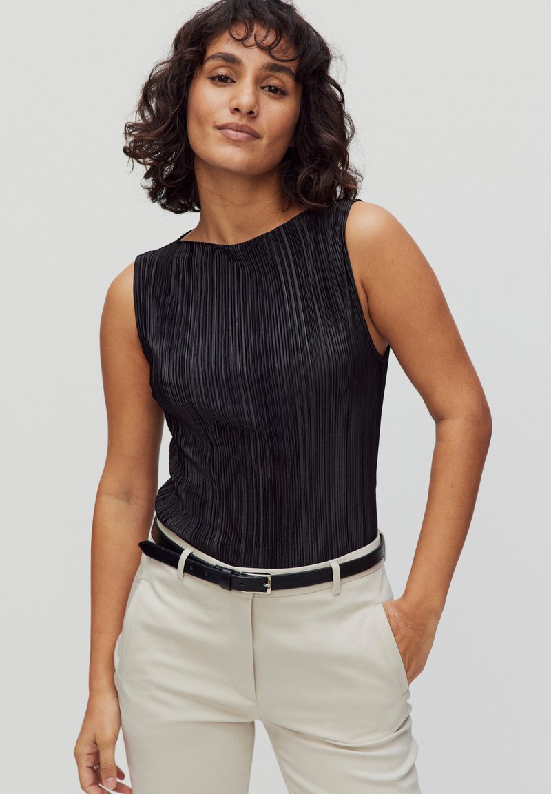 STOCKH LM INEZ PLEATED - Blus - black