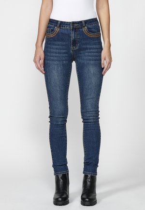 Karcsúsított farmerek - azul osc   dark blue