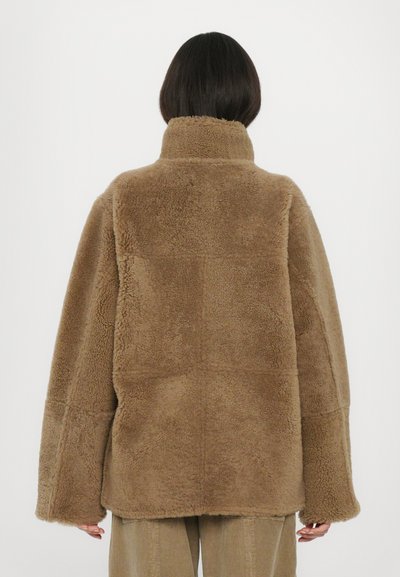 CLOSED SHEARLING JACKET - Nahkjakk - black