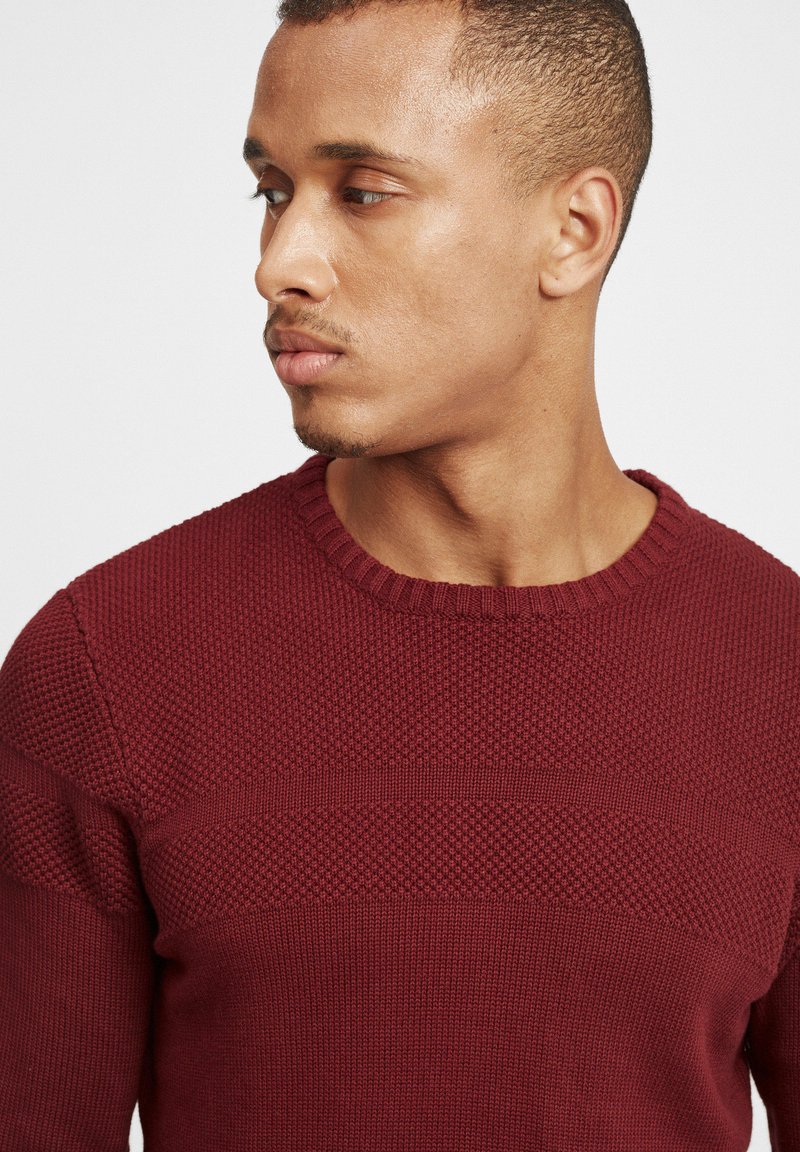 Herren Strickjacken | Blend BHGASTAMO Strickpullover tawny port/rot - JY32022 Herren Strickjacken | Blend BHGASTAMO Strickpullover tawny port/rot - JY32022
