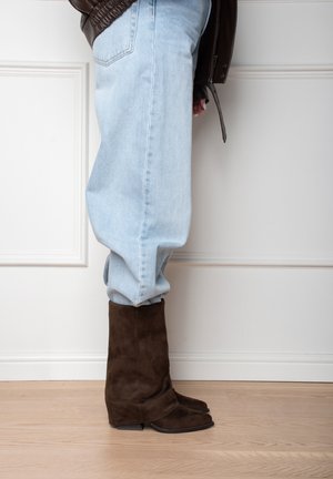 Posh by Poelman, . - Laarzen met hoge hak - dark brown